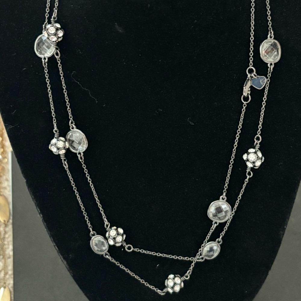 Stella & Dot earrings & necklace set. Earrings were never worn.